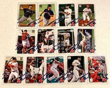 2021 Topps Series 2 Baseball Boston Red Sox Base MLB Hand Collated Team Set in N