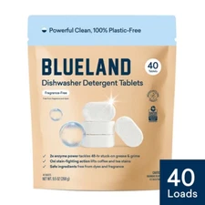 Blueland Fragrance Free Dishwasher Detergent Tablets - 40ct