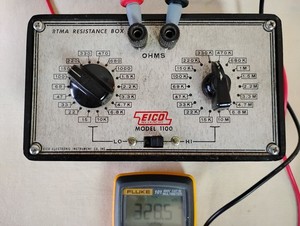 EICO RTMA Model 1100 Resistor Substitution Box