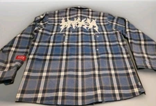 Steve Aoki  Sample Flannel Made By YoungLA  Rare  1 Of 1 Size Medium  Heavy 