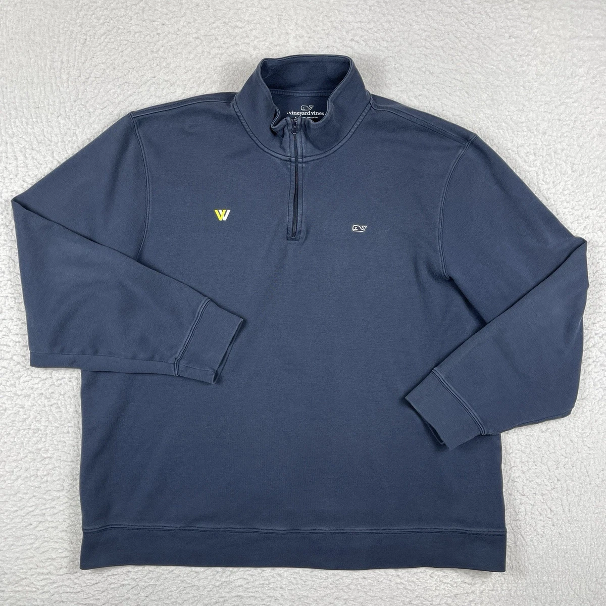 Sweat Homme Vineyard Vines Bleu - 1/4 Zip - Taille M - Excellent état