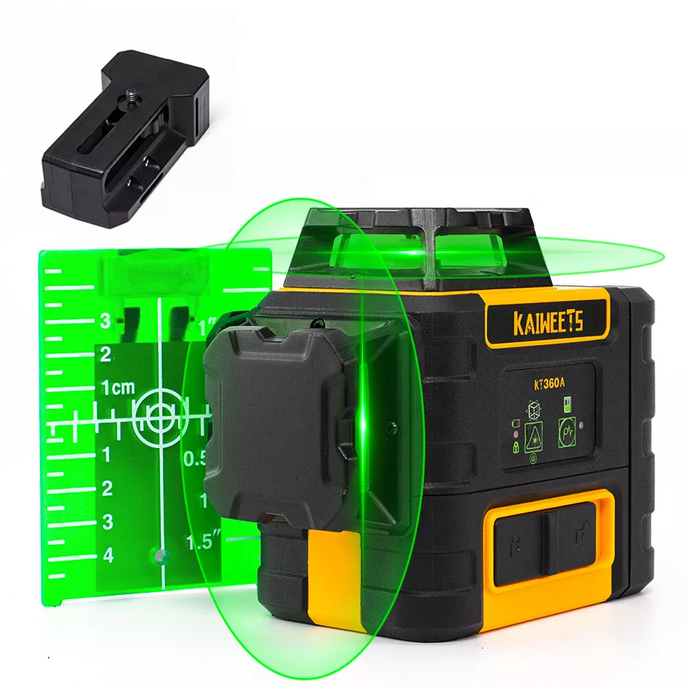 360 Green Self Leveling Cross Line Laser Level Kaiweets KT360A high quality