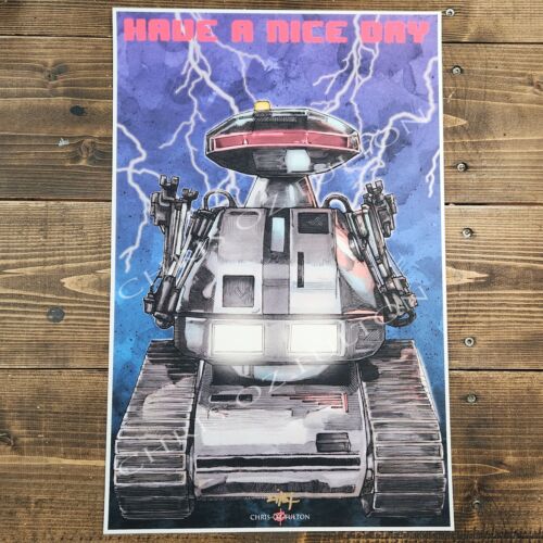 Chopping Mall 80s Horror Movie 11x17 Art Print Signed By Artist Chris Oz Fulton