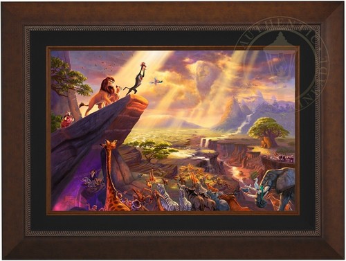 Thomas Kinkade The Lion King 18 x 27 Artist Proof Limited Edition Canvas Framed - Picture 10 of 13