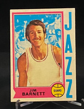 1974-75 Topps Card #47 Jim Barnett New Orleans Jazz
