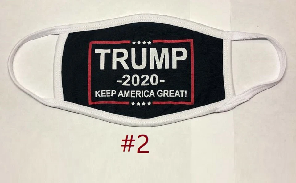 Trump 2020 Face Protection MAGA Keep America Great Trump Face Mask Reusable - Image 3 of 4
