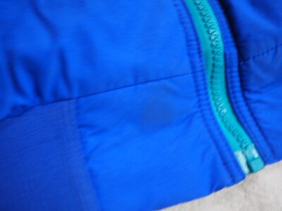 VTG 90s REI Retro Blue Nylon Fleece Lined Zip Outdoor Hiking Logo