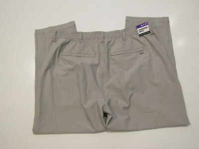 MARC NEW YORK Gray 4-Way Stretch Commuter Pants Sz 38 W 34 L NWT