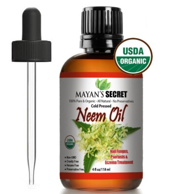 #ad Neem Oil 100% Pure Cold Press Unrefined for SkinHair care $14.99