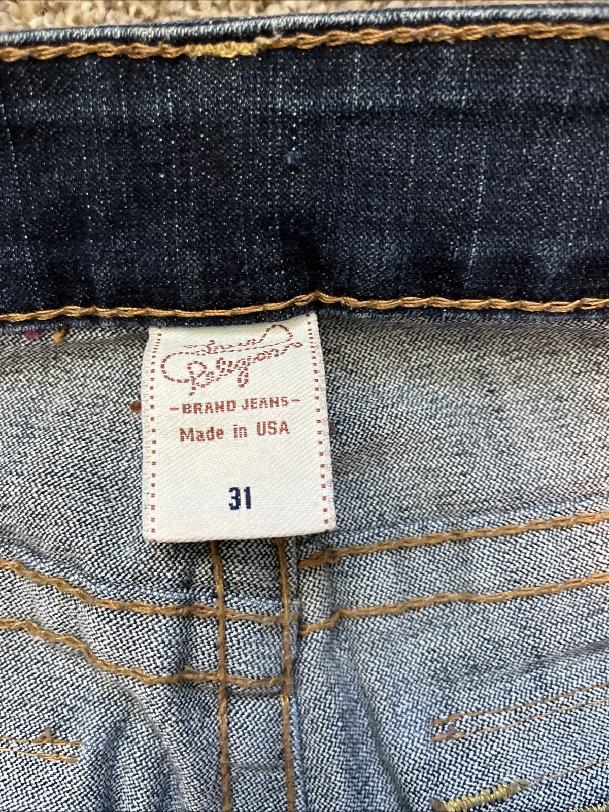 True Religion Jeans Womens 31x33.5 Flare Bell Bootcut Dark Wash Denim Low Rise - View 3