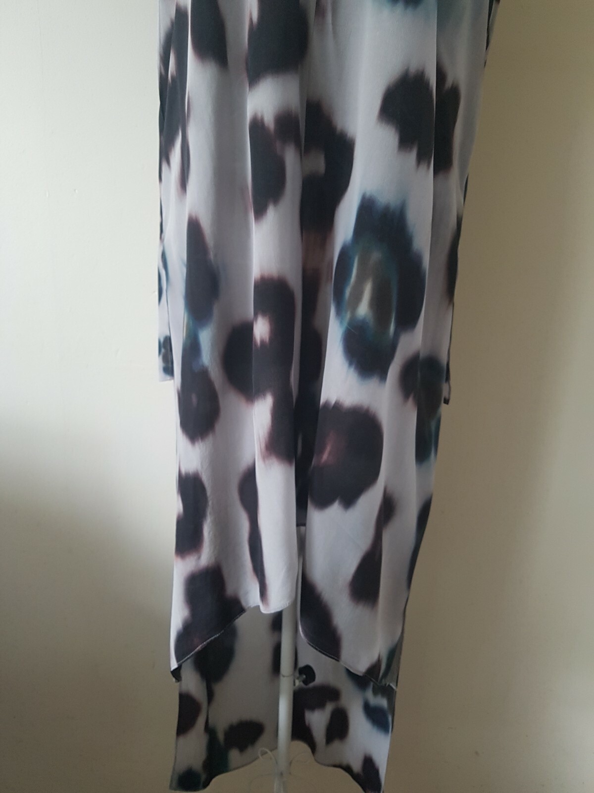 ABSOLUTELY GORGEOUS ALLSAINTS TEAL ECHO NOVAH PURE SILK DRESS UK 6 US 2 RRP £198 image 6