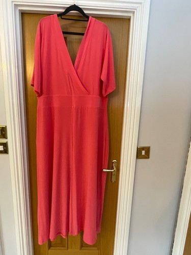 New Size 2XL (24) Nina Leonard (QVC) Short Sleeve Crossover Maxidress - Picture 9 of 9