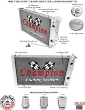 Ar 3 Row Dual Pass Radiator1.251.5-1984-1990 Chevrolet Corvette Small Ls