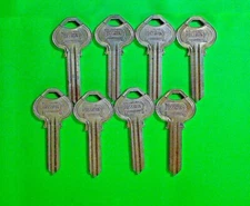 CORBIN RUSSWIN ORIGINAL KEY BLANKS   N23  6 PIN,  LOT OF (8),  LOCKSMITH