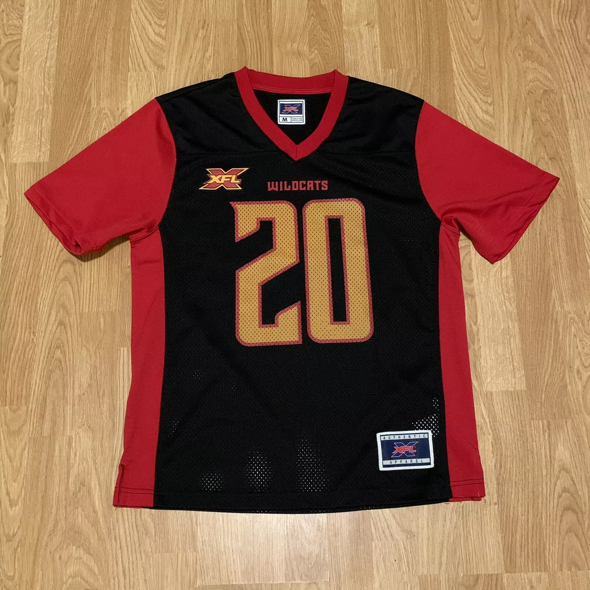 XFL Los Angeles LA Wildcats 20 Official Merchandise Jersey Men s Medium NEW