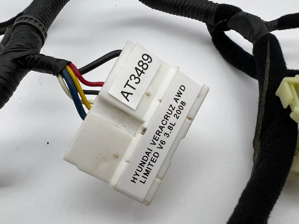 OEM 07-12 Hyundai Veracruz Front Right Passenger Seat Cable Wire Wiring Harness - Image 2 of 4