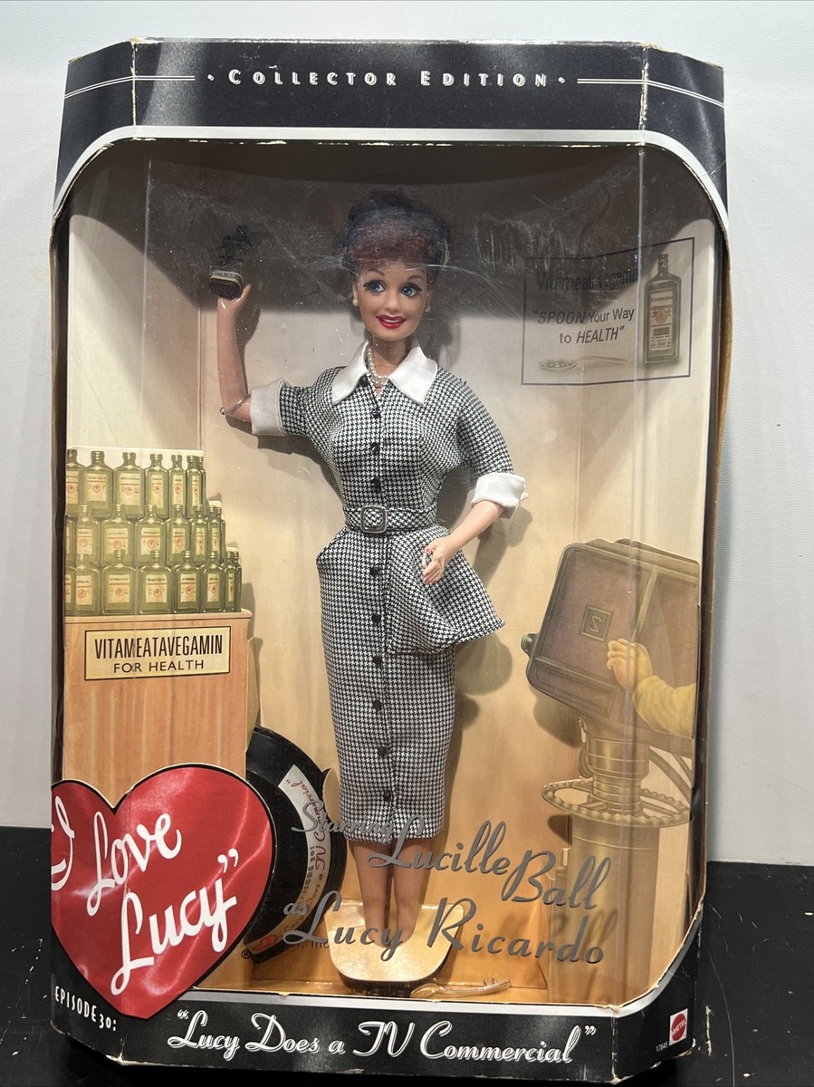 VTG I Love Lucy Barbie Doll Vitameatavegamin For Health Commercial