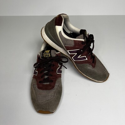 New Balance Womens Size 9.5 696 Red Glen Check Plaid WL696GR Limited Edition
