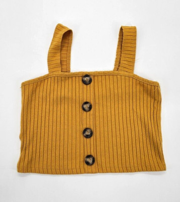 Primark Top Trägertop Bauchfrei Ärmellos Gerippt für Damen in Gr. 38