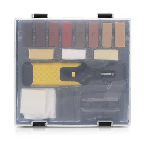 Kit Riparazione Parquet e Laminato - Set 11x Bastoncini Cera Rifinitura Legno - Afbeelding 6 van 6