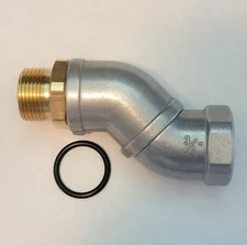3/4" NPT Fuel Hose Swivel 360 Rotating Connector For Fuel Nozzle, Multi-Plane