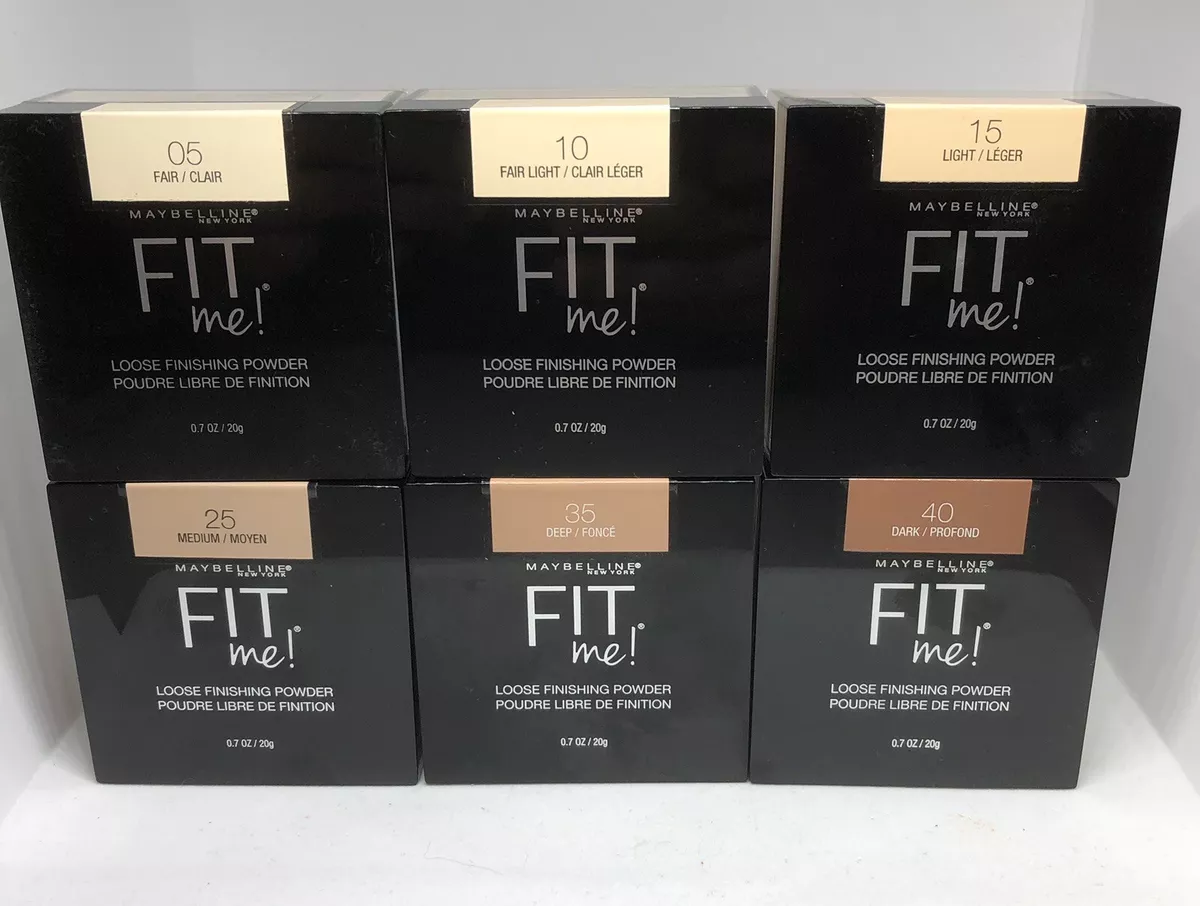 Fit me 2024 loose powder shades