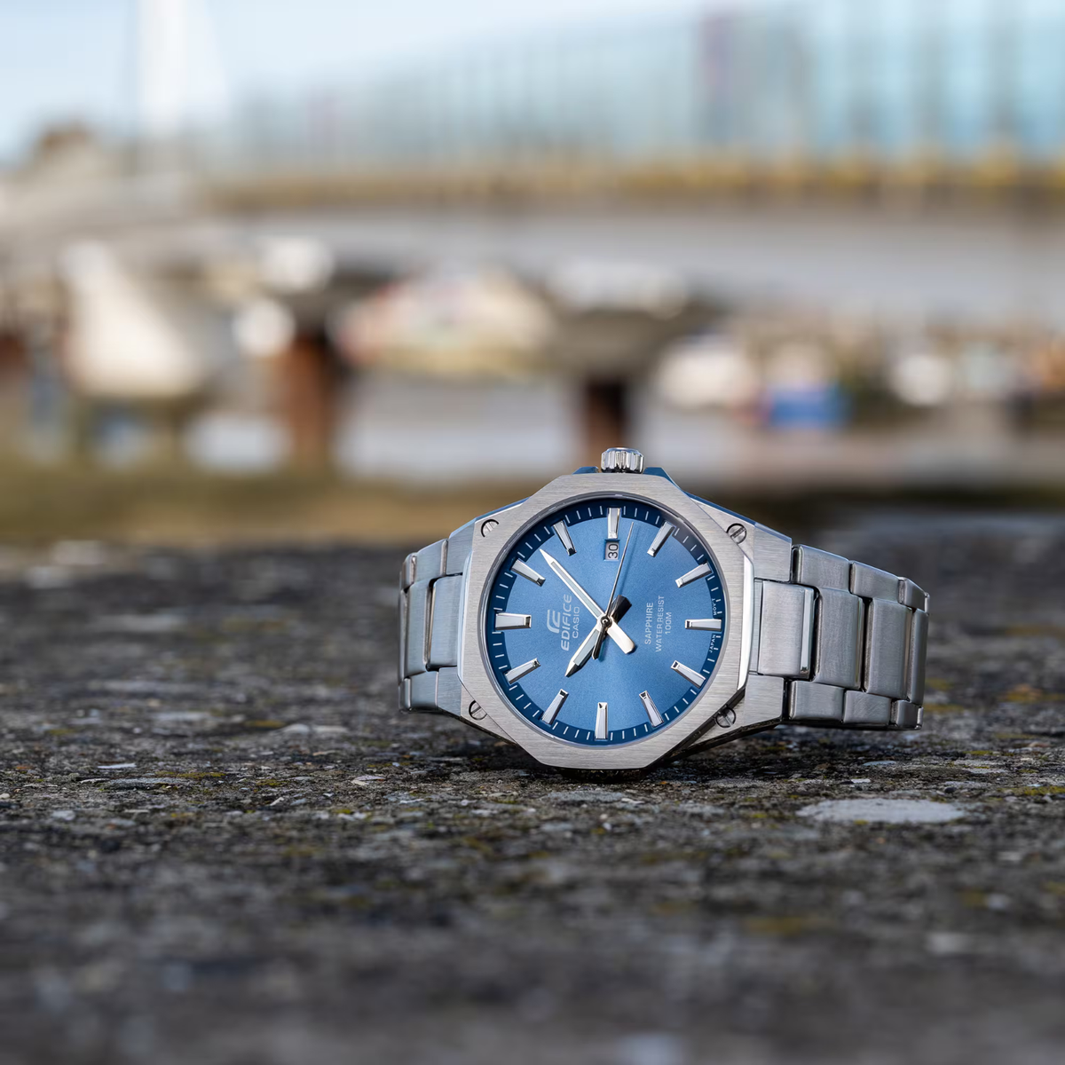 CASIO EFR-S108D-2AVUEF⎪EFR-S108D-2A⎪Cristal ZAFIRO⎪EDIFICE