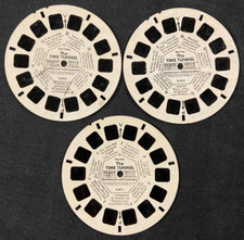 3 VINTAGE VIEW MASTER REELS THE TIME TUNNEL