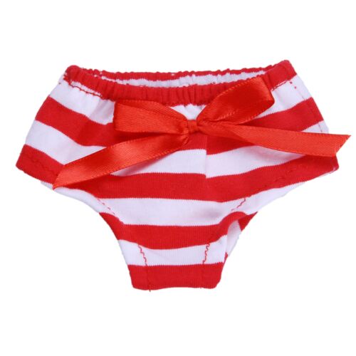 18 Zoll American Doll Girl Puppenkleidung Unterwäsche gestreifter Stil Höschen Schleife - Bild 11 von 34