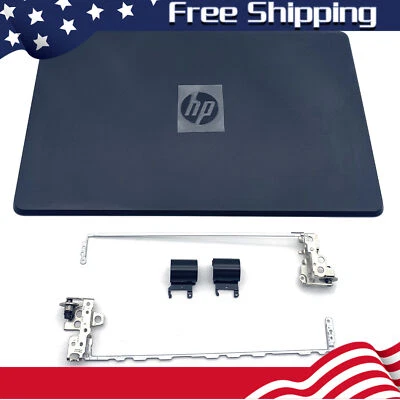 PCACCESSORY New Lcd Back Cover+Hinges+Hinge Cover Black For HP 15-BS 15T-BR 15-BW 924899-001