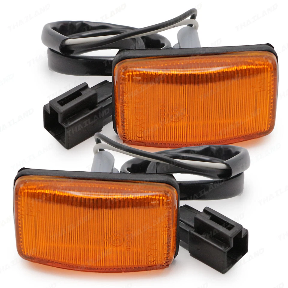 For Toyota Land Cruiser FJ82 FJ80 1989 97 Side Turn Signal Marker Light - Image 2 of 4