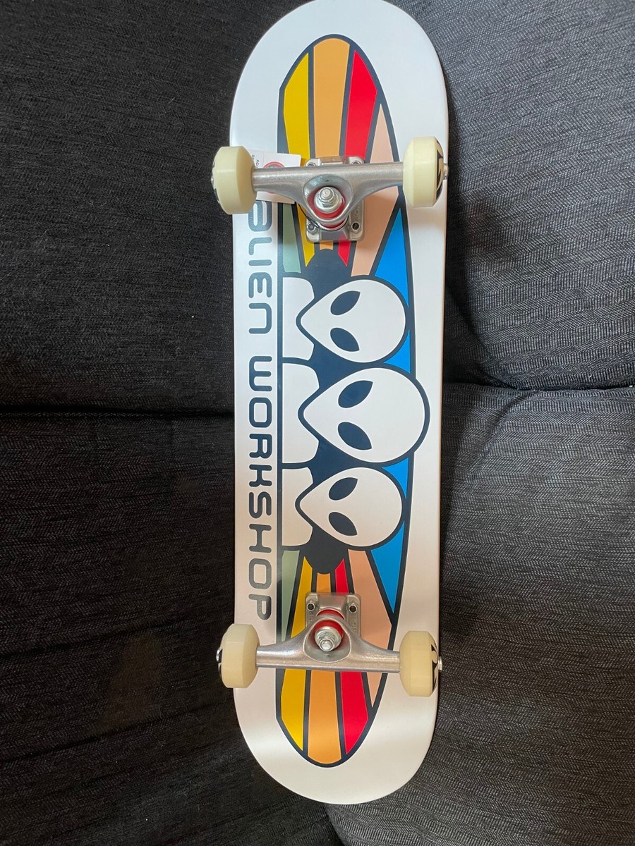 Alien Workshop Skateboard Complete Spectrum White 8.0