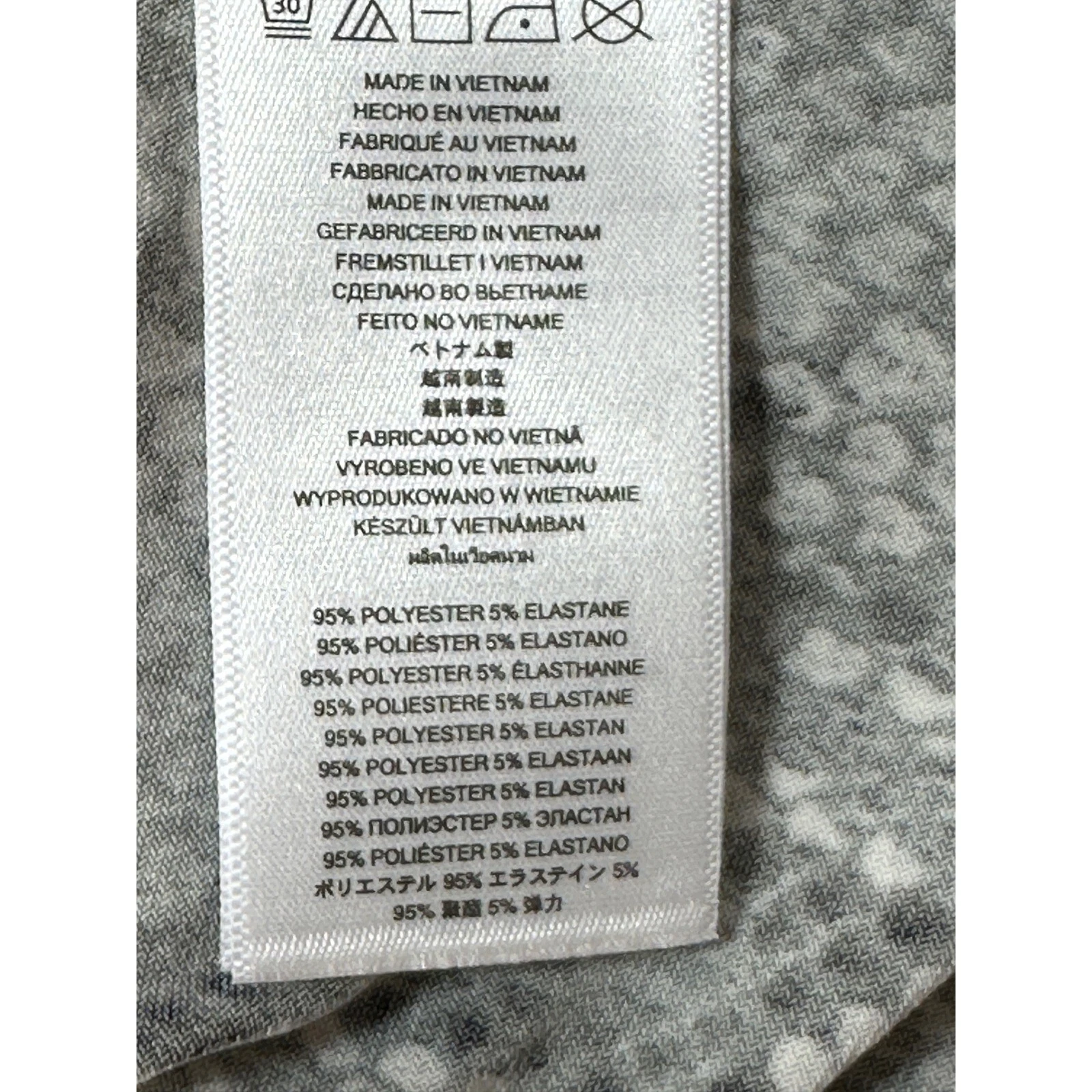 Abito Michael Kors stampa serpente manica lunga tubino dettaglio fibbia taglia S