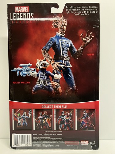 Paquete de 2 cómics Hasbro Marvel Legends - GROOT & ROCKET RACCOON GOTG 2015 NUEVO EN CAJA - Imagen 2 de 8