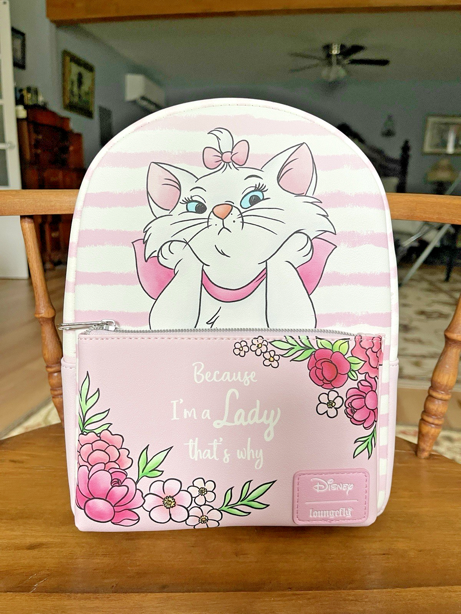 Loungefly Disney The Aristocats Marie Stripe Mini Backpack  display picture 3