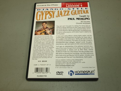Learn To Play Django-style Gypsy Jazz Guitar w/ Paul Mehling LESSON 1 (DVD) - Picture 2 of 3