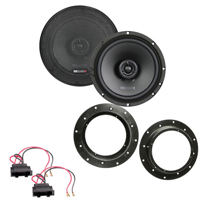 MB QUART QX165 Lautsprecher Einbauset vorne passend für T6 Passat B8 Arteon