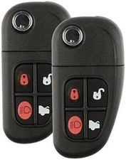 X2 JAGUAR S TYPE X TYPE XJ8 Remote Flip Key 4B 2001-2008 USA Stok TOP QUALITY!!!