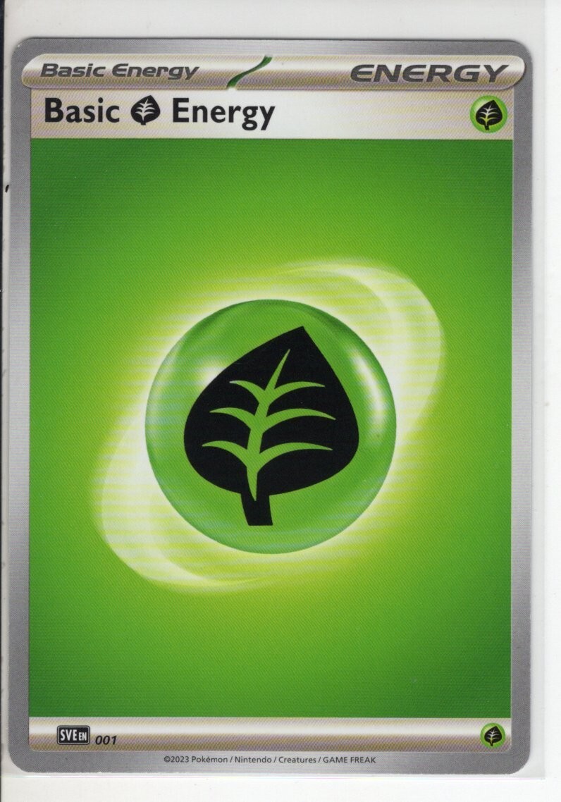 ポケモンカード　Energy緑 2023 GRASS ENERGY POKEMON CARD NM/M | eBay