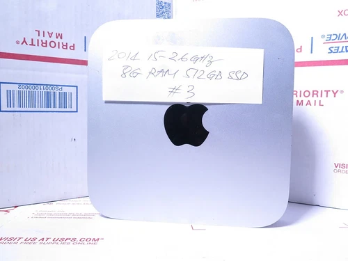 2014 Apple Mac Mini 2.6Ghz Dual Core i5 8GB RAM 512GB SSD OS Mojave # 3