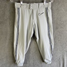 Nike Softball Pants Woman’s Sz Small Gray Vented College Fit 2/3 Length