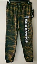 NFL Team Apparel Boy's Camo Seattle Seahawks Football Sweatpants Sweats S/L
