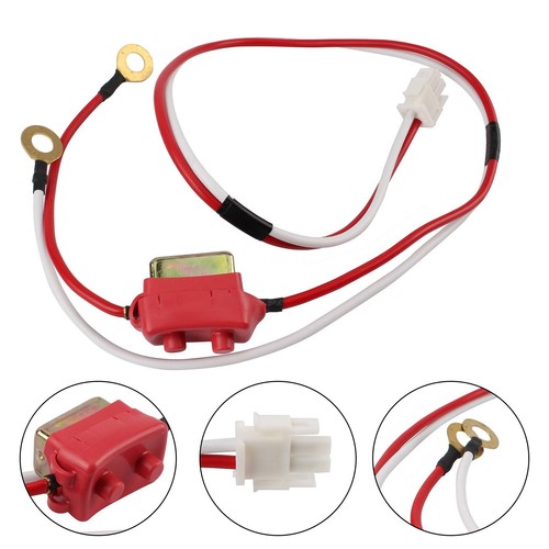 2-Pack RV Battery Wiring Harness With 15Amp Resettable Fuse - Power Adapter For Pop Up Trailers (1999-2010)