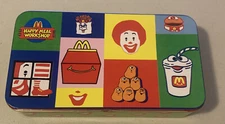 McDonald's Hinged Tin Box Company 1996 Pencil/Crayon Holder | Happy Meal VTG