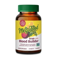 MegaFood Blood Builder Minis Iron Supplement Clinically Shown to Increase Iro...