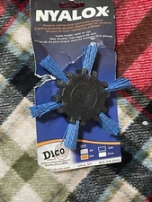 Dico Nyalox 4 in.   D  Mandrel Mounted Flap Brush 240 Grit