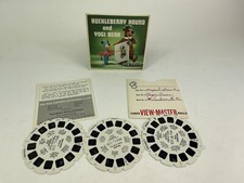 View Master 3 Reel Set Huckleberry Hound  Yogi Bear B512 1960 Very Nice Cond.