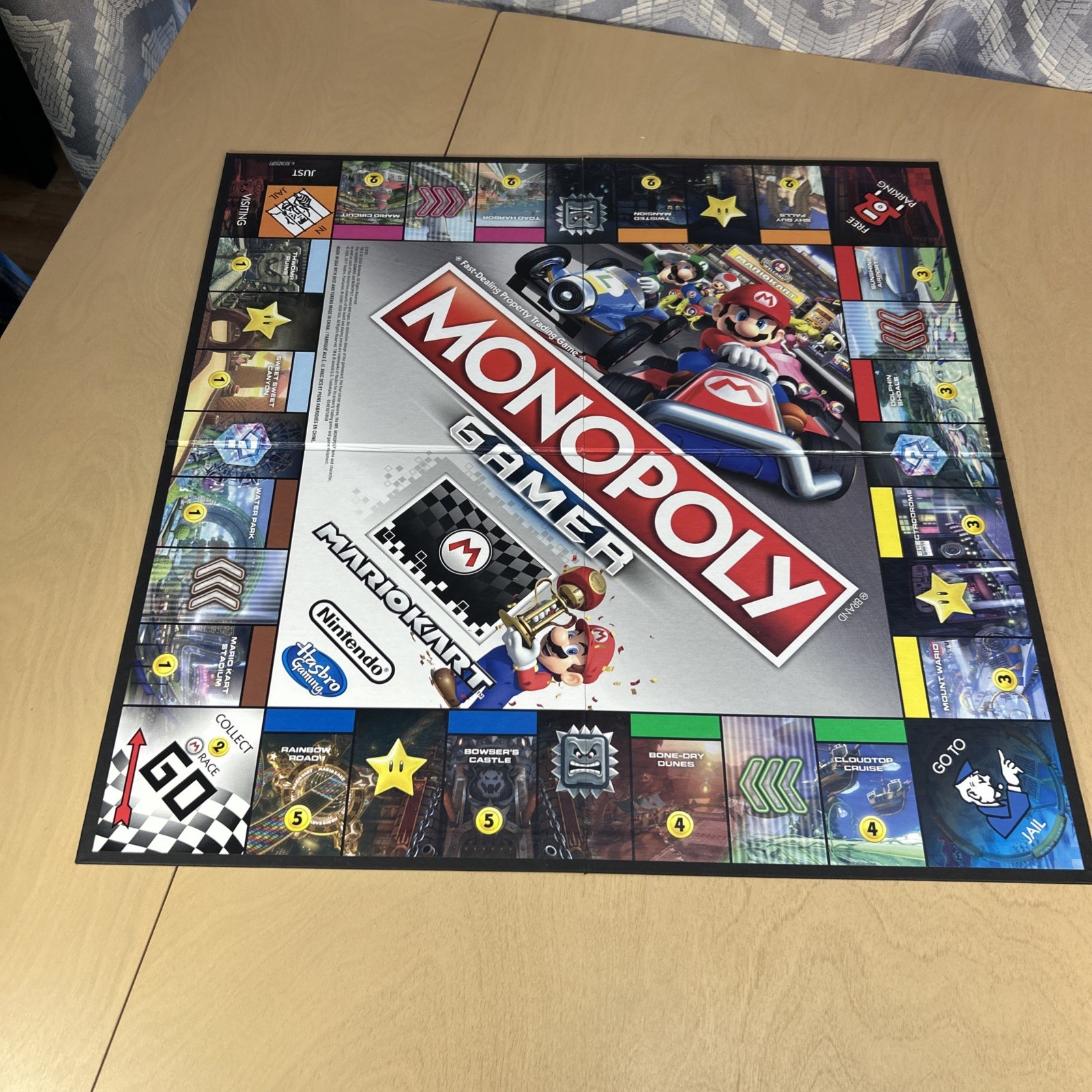 R Mario Kart Nintendo Game *replacement Board  Only*