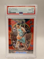 2022-23 Panini Select Concourse Jalen Duren #98 Red Prizm /199 (RC) PSA Gem 10