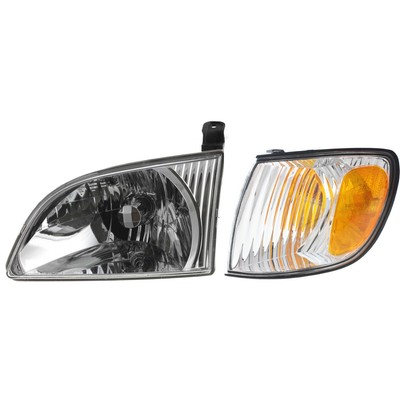 Headlight and Corner Light Kit For 01-03 Toyota Sienna Left TO2502135 TO2530138